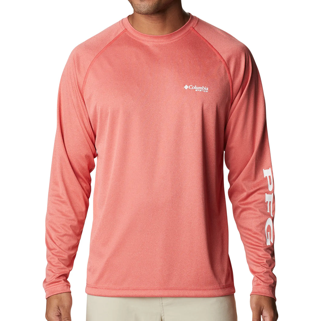 Columbia Mens PFG Terminal Tackle Heather Long Sleeve Shirt