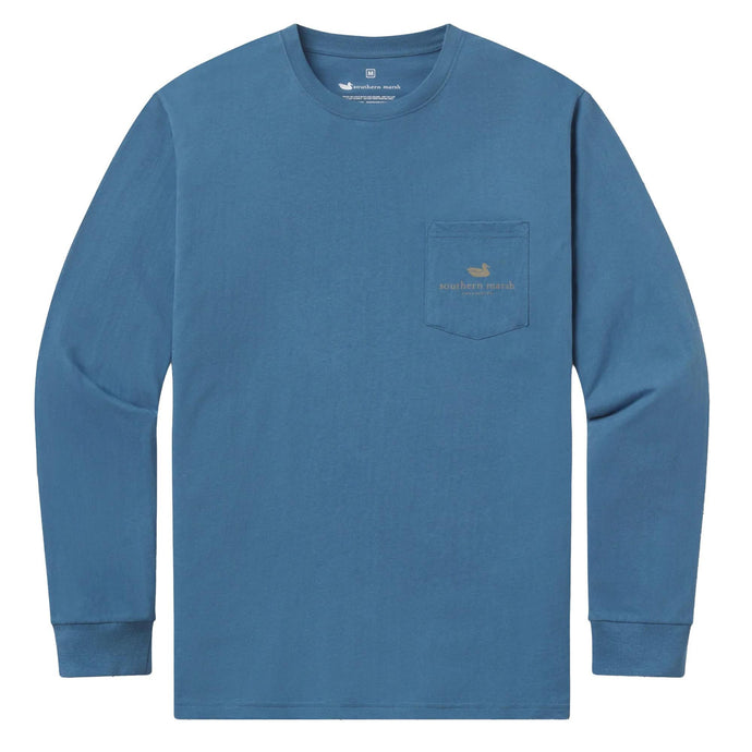 Southern Marsh Mens Gun Dog Collection - Black Lab - Long Sleeve T Shirt