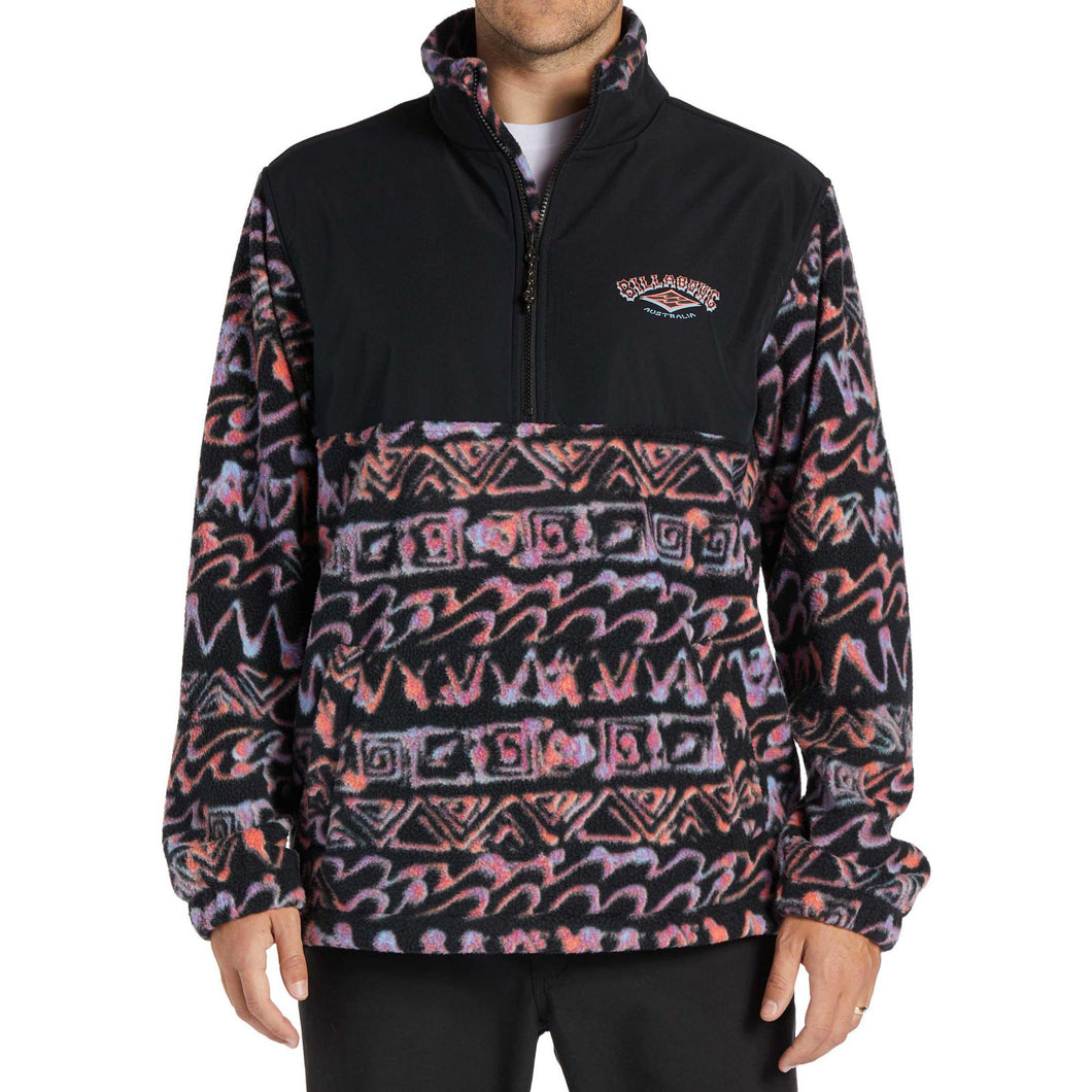 Billabong Mens Boundary Re-Issue Half-Zip Mock Neck Pullover